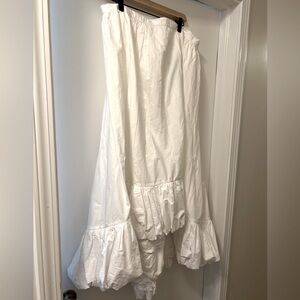 Anthropologie High-Low Cotton Bubble Skirt - NWT, Size 2X